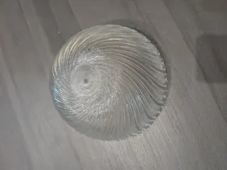 Ciotola centrotavola vintage in vetro