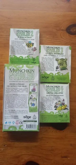 Munchkin Cthulhu + 3 Expansiones