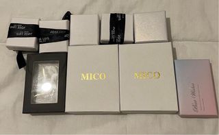 Lote de 9 cajitas para joyas