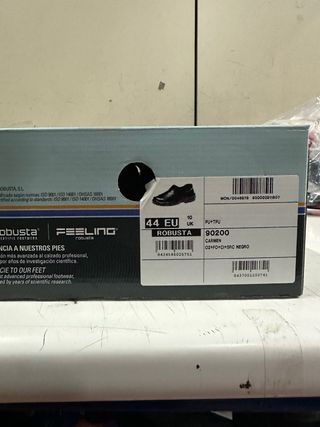 Zapatos camarero ligeros negros