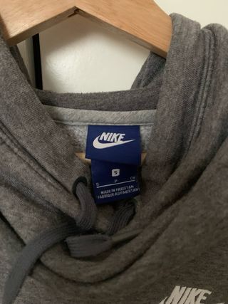 SUDADERA GRIS NIKE