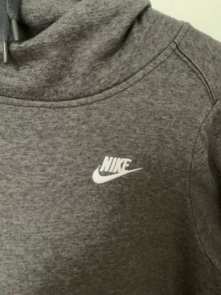 SUDADERA GRIS NIKE