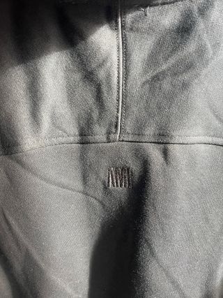 Sudadera Ami Paris Negra Cremallera