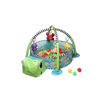 Manta de actividades para bebé con pelotas