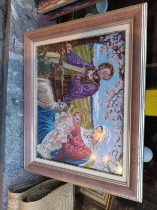 Cuadro Virgen María y Jesús