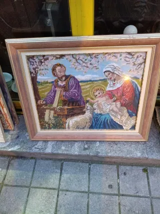 Cuadro Virgen María y Jesús