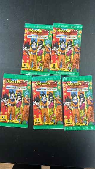 5 Sobres Dragon Ball Universal Collection