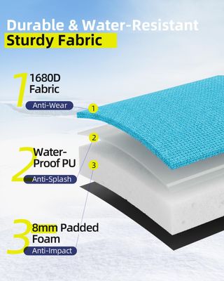 Mochila para Botas de Esquí Azul