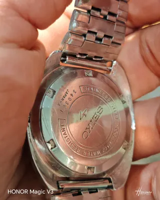 Reloj Seiko Automático Vintage Azul