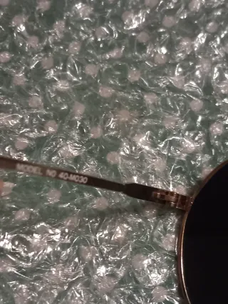 Gafas de sol aviador hombre negro y dorado