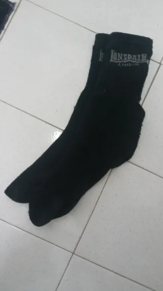 Calzini neri spugna Lonsdale