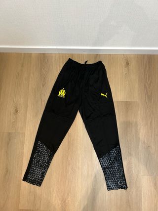 Chándal Olympique Marsella Puma Negro/Amarillo