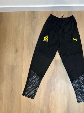 Chándal Olympique Marsella Puma Negro/Amarillo