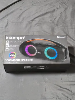 Altavoz grande Bluetooth LED Boombox