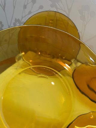 Set 6 Platos Postre Duralex Ámbar Vintage