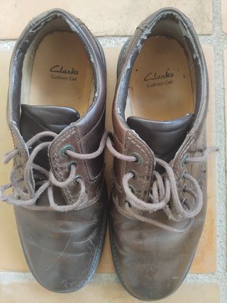 Zapatos Clarks Marrones Hombre