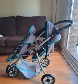 Silla gemelar para muñecas