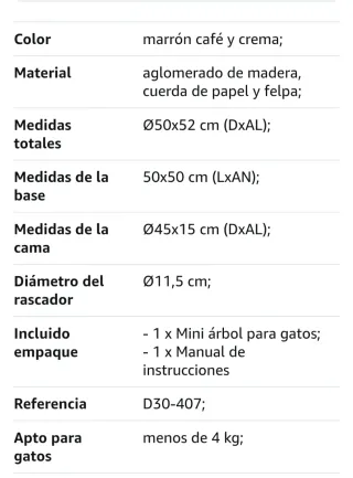 Cama elevada para gatos tejida