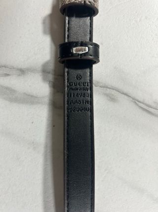 Cinturone Gucci GG Supreme Reversibile Taglia 95