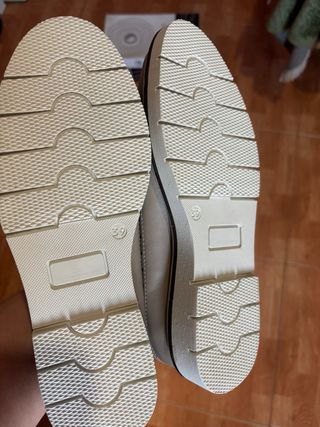 Mocasines Piel de Luna Beige