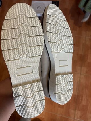 Mocasines Piel de Luna Beige