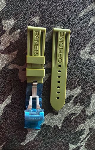 Correa de sustitución para reloj Panerai Verde