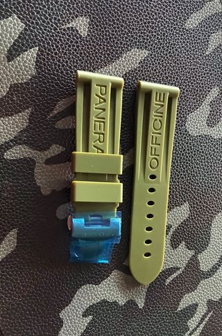 Correa de sustitución para reloj Panerai Verde