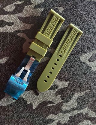 Correa de sustitución para reloj Panerai Verde