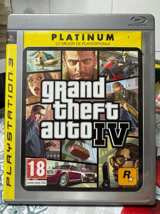 Grand Theft Auto IV PS3 Platinum