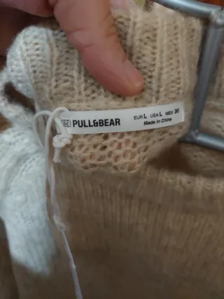 Jersey Pull&Bear beige punto