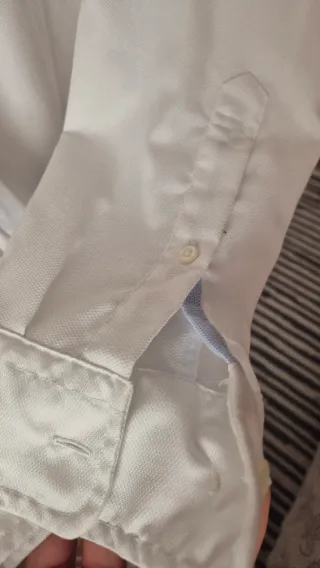 Camisa Tommy Hilfiger Blanca Slim Fit Talla XL