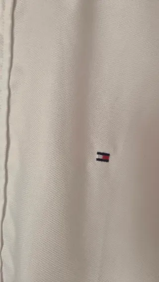 Camisa Tommy Hilfiger Blanca Slim Fit Talla XL