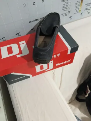 Zapatos de piel Dj Santa azules