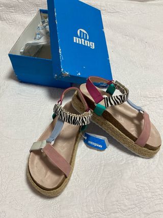 Sandalias Mustang Talla 36 Multicolor