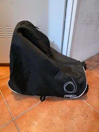 Patines en línea Oxelo negros, rosa y lilas T38