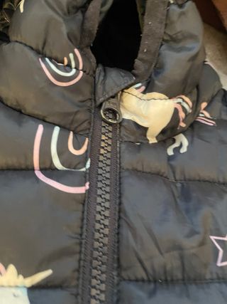 Abrigo infantil unicornios