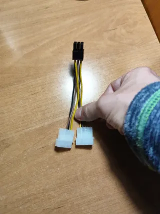 Adaptador Molex a 6 pines para Tarjeta Gráfica