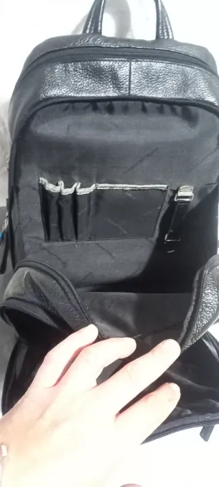 Zaino Piquadro Pelle Nero