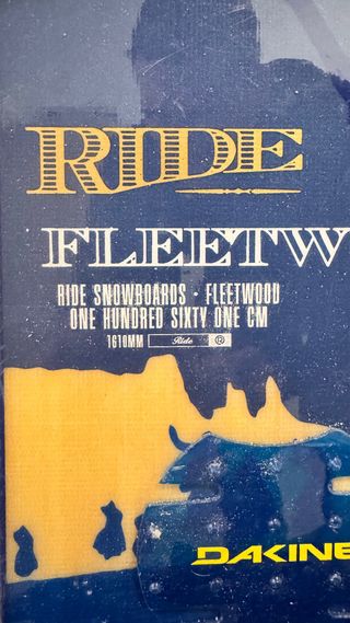 Tabla Snowboard Ride Fleetwood 161W + Fijaciones