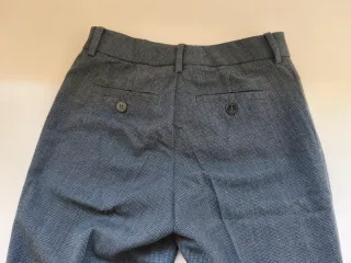 Pantalón de vestir gris Cigarette FIT W13 Stretch