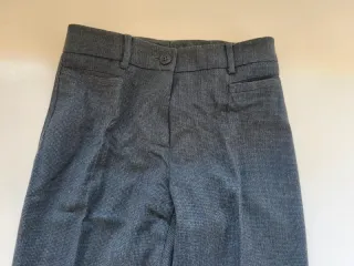 Pantalón de vestir gris Cigarette FIT W13 Stretch