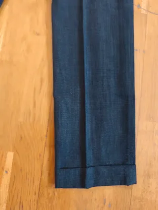 Pantalón de vestir gris Cigarette FIT W13 Stretch