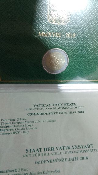 2 Euro Vaticano 2018 Anno Sacerdotale
