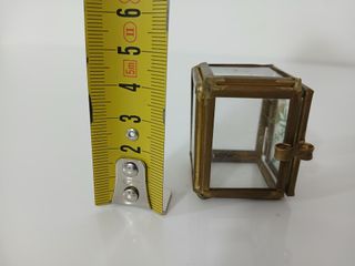 Piccola scatola teca vetro