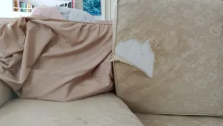 Pack 2 sofás de 2 plazas beige