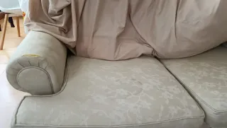 Pack 2 sofás de 2 plazas beige