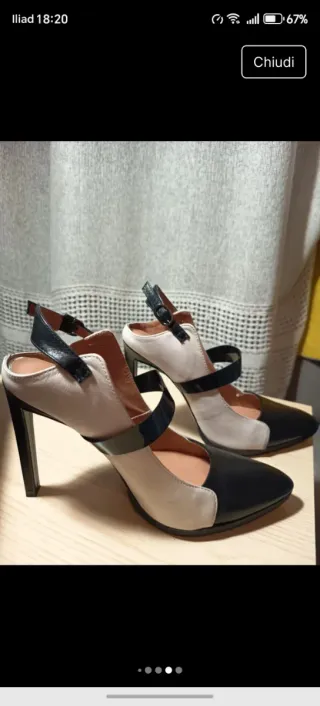 Scarpe Melloni donna tacco slingback