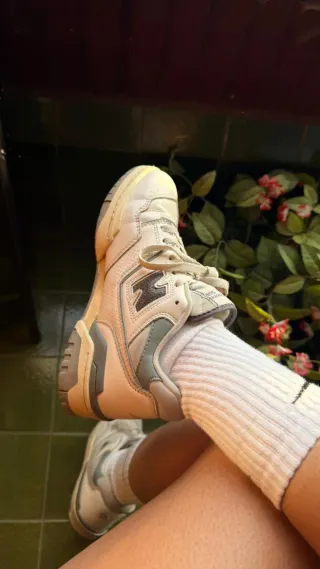 Zapatillas New Balance Mujer Gris/Blanco