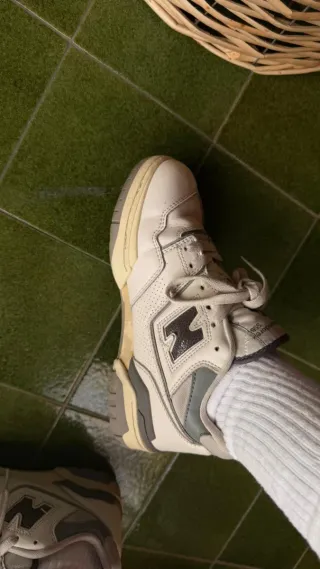 Zapatillas New Balance Mujer Gris/Blanco