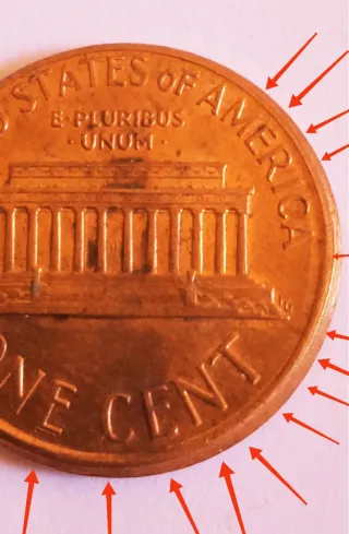 MONEDA 1 CENTAVO LINCOLN.1987.VARIOS ERRORES.